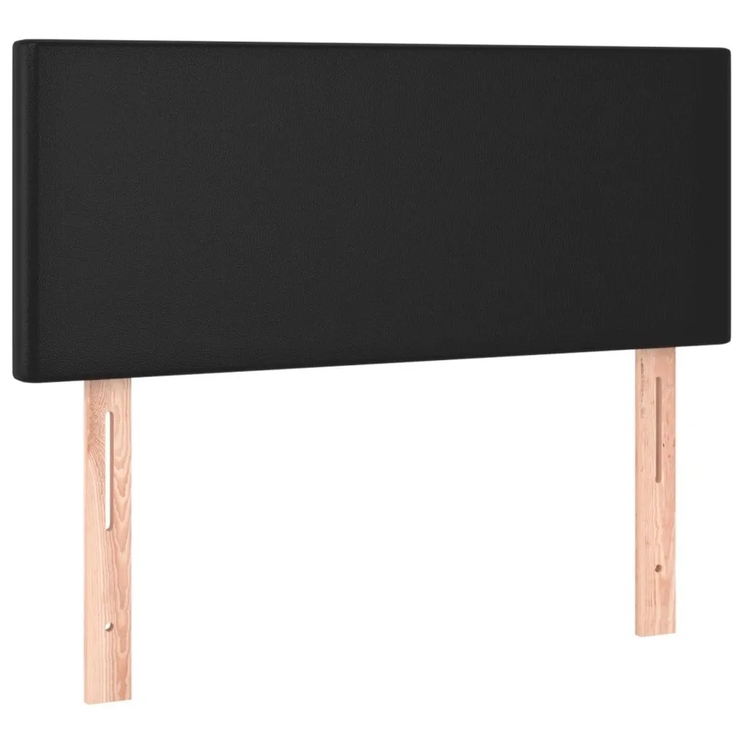vidaXL Kopfteil Schwarz 100x5x78/88 cm Kunstleder 345772