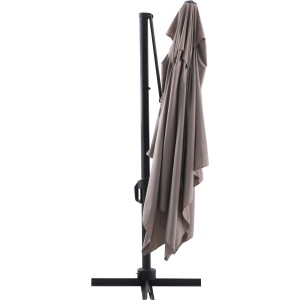 Ampelschirm 392 cm Beige mit Kurbelmechanik