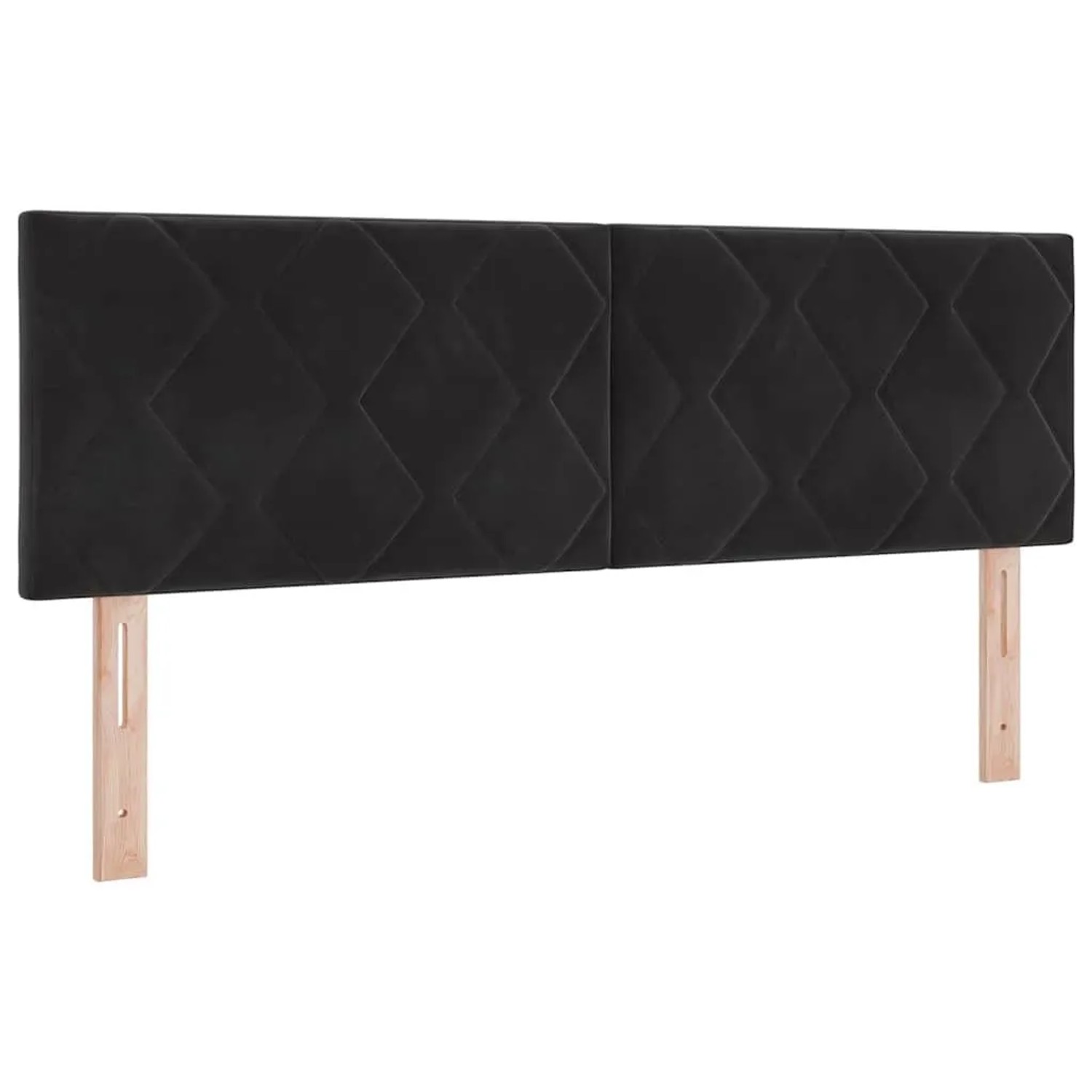 vidaXL Kopfteil mit Kopfteil Schwarz 144 cm Samt 42007250