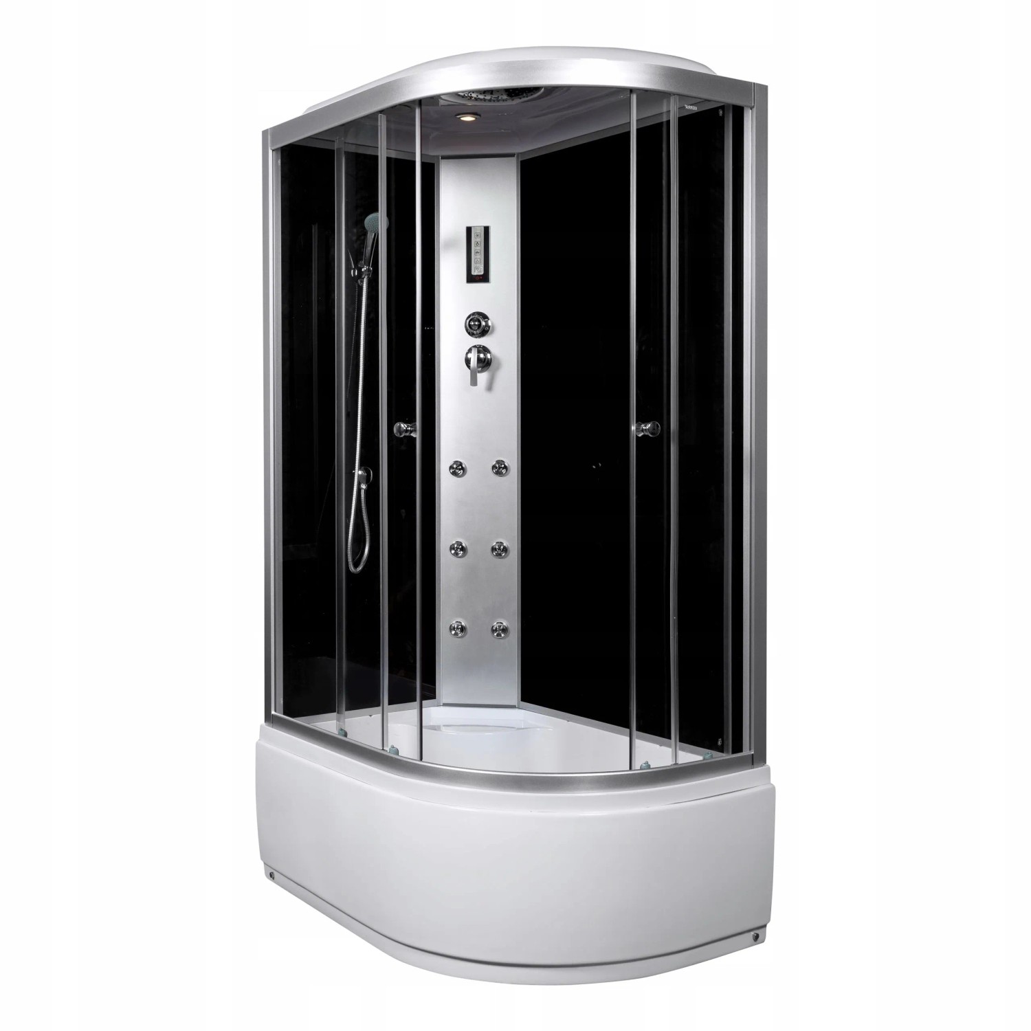 Kerra Hydromassagekabine Jukon 121x81 cm mit Duschwanne Linke Version