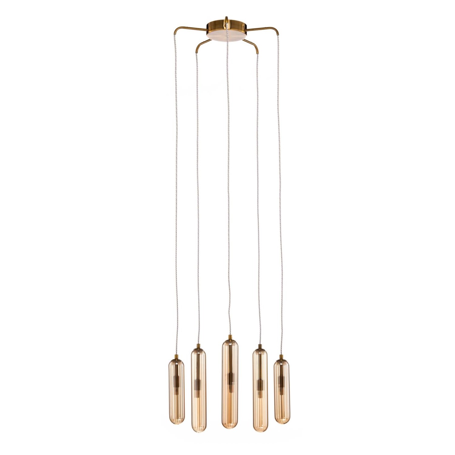 Lucande Pendelleuchte Freylin 10020459 Retro Vintage Antik in Creme aus Gla günstig online kaufen