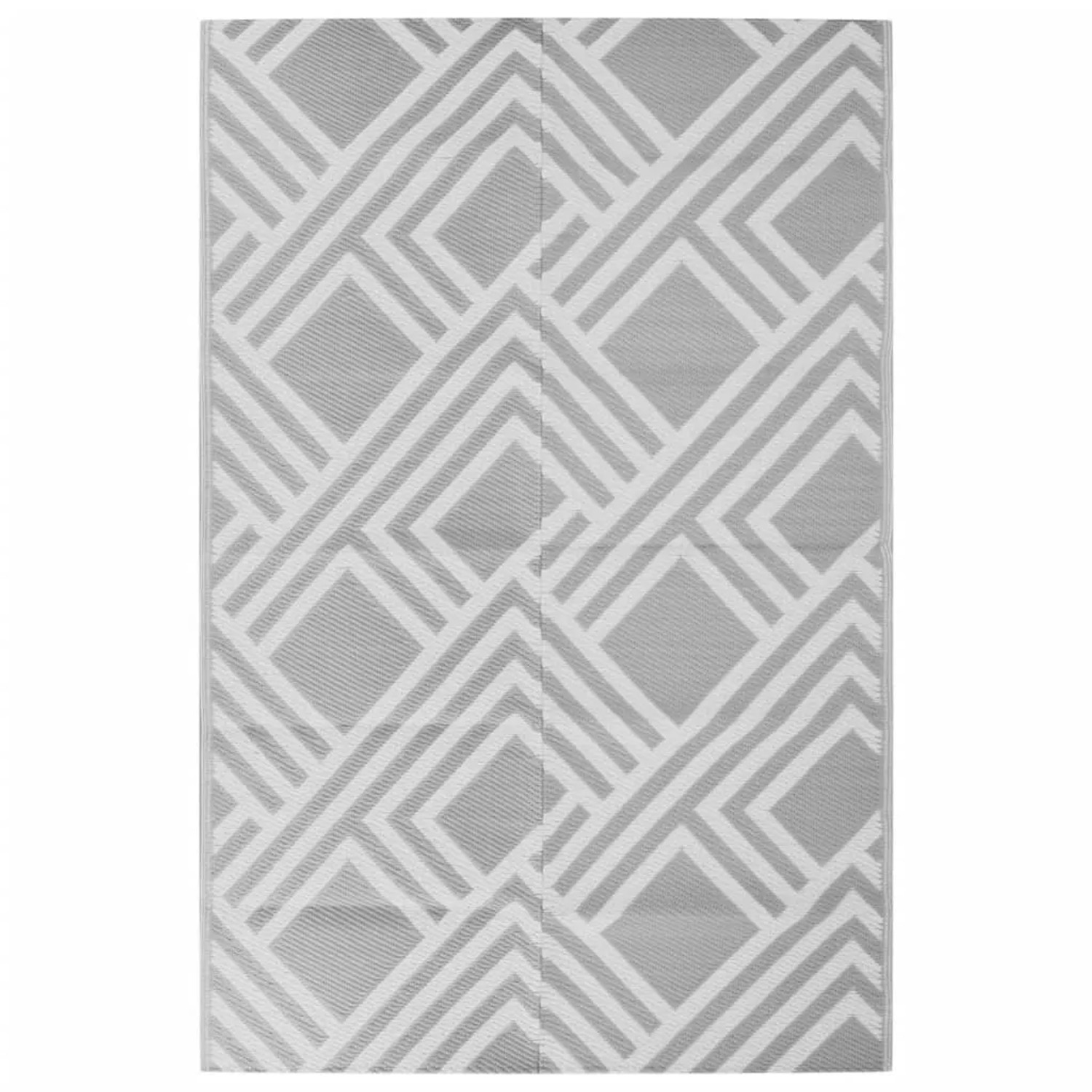 vidaXL Outdoor-Teppich ARAKIL Grau 190x290 cm PP 368564