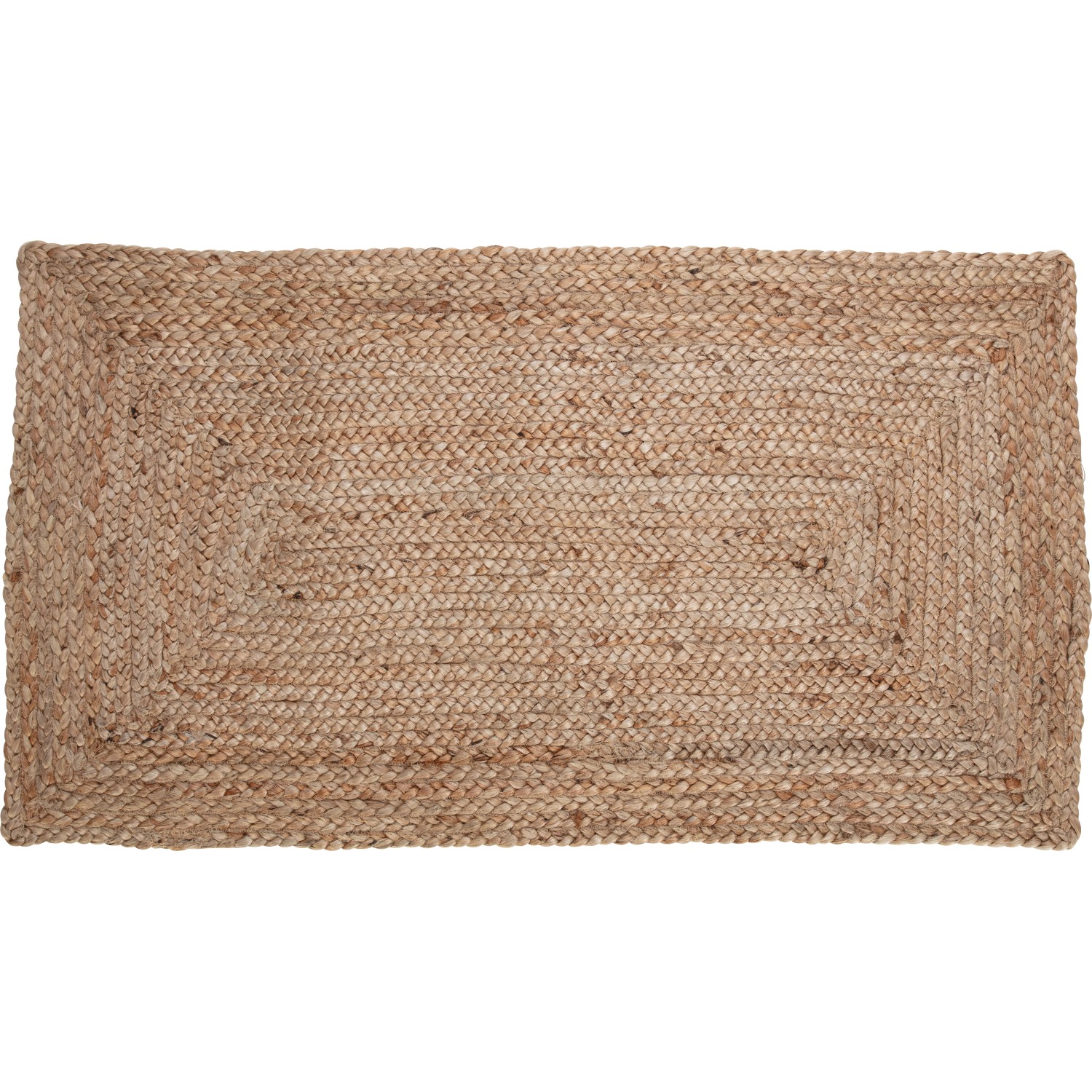 Jute Teppich Natur 60 x 90 cm