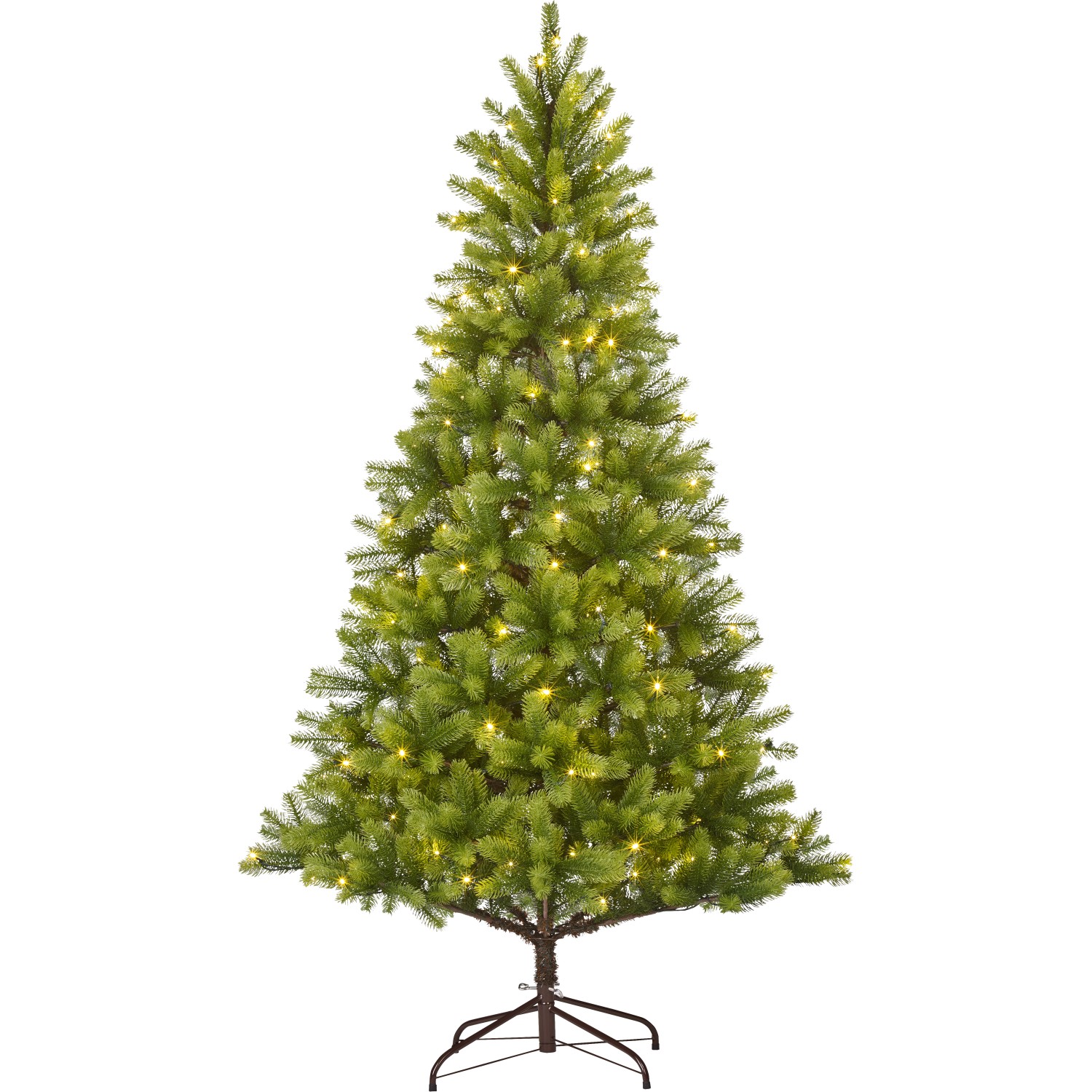 LED Kunsttanne Nagano 210 cm Grün