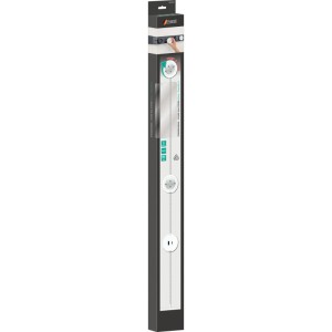 Schwaiger Stromschiene MSLW1000, 100cm, Weiß, zur flexiblen Stromversorgung mit Steckdoseneinsätzen.
