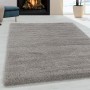Beiger Ayyildiz Hochflorteppich Fluffy, 140x200 cm. Shaggy Teppich für Wohnräume.