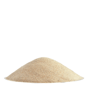 Heller Galamio Rasensand 25kg, fein gekörnt, als Schüttgut für Garten und Kunstrasen.