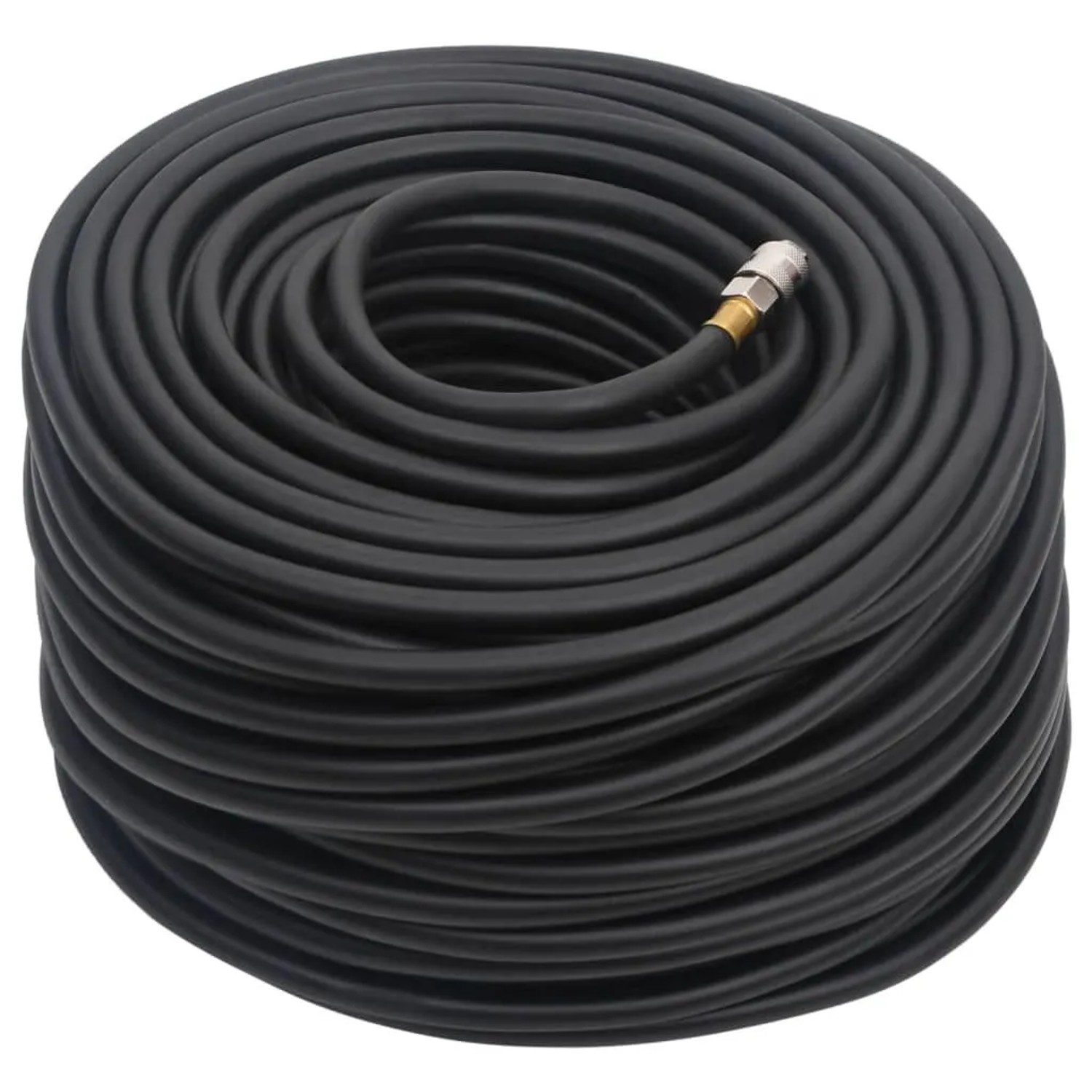 vidaXL Hybrid-Luftschlauch Schwarz 20 m Gummi und PVC 154497