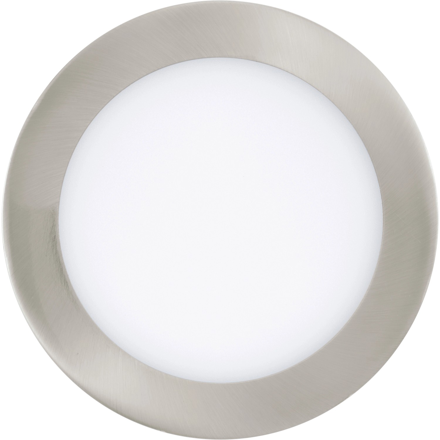 Eglo LED-Einbauleuchte Fueva 1 Nickel matt Ø 12 cm Warmweiß