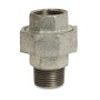 Klasebo Temperguss-Fitting, konische Verschraubung, 1 1/4 Zoll, verzinkt.