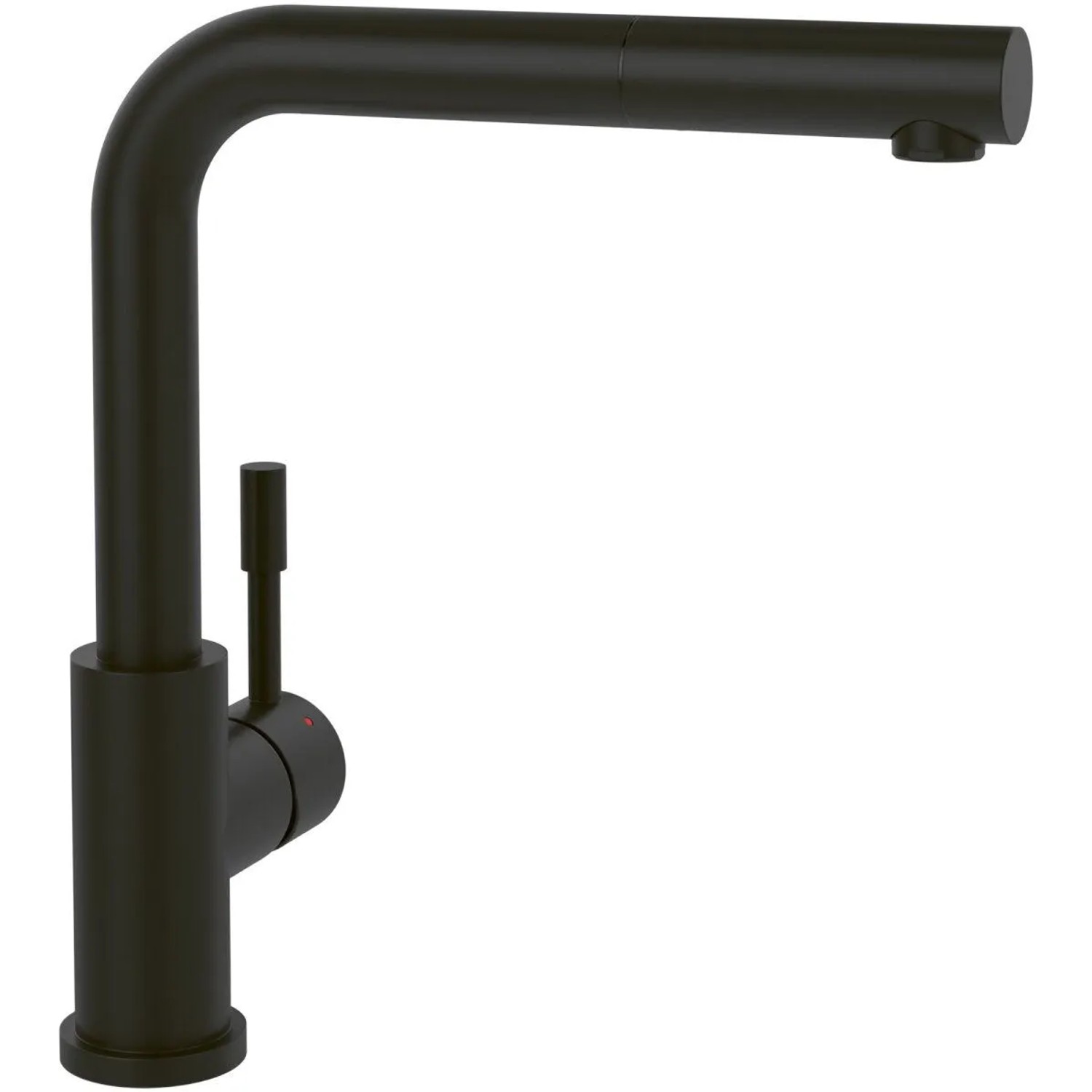 Villeroy & Boch Steel Shower Küchenarmatur Hochdruck mit Ausziehbarer Brause Auslaufhöhe 270MM Schwarz Matt