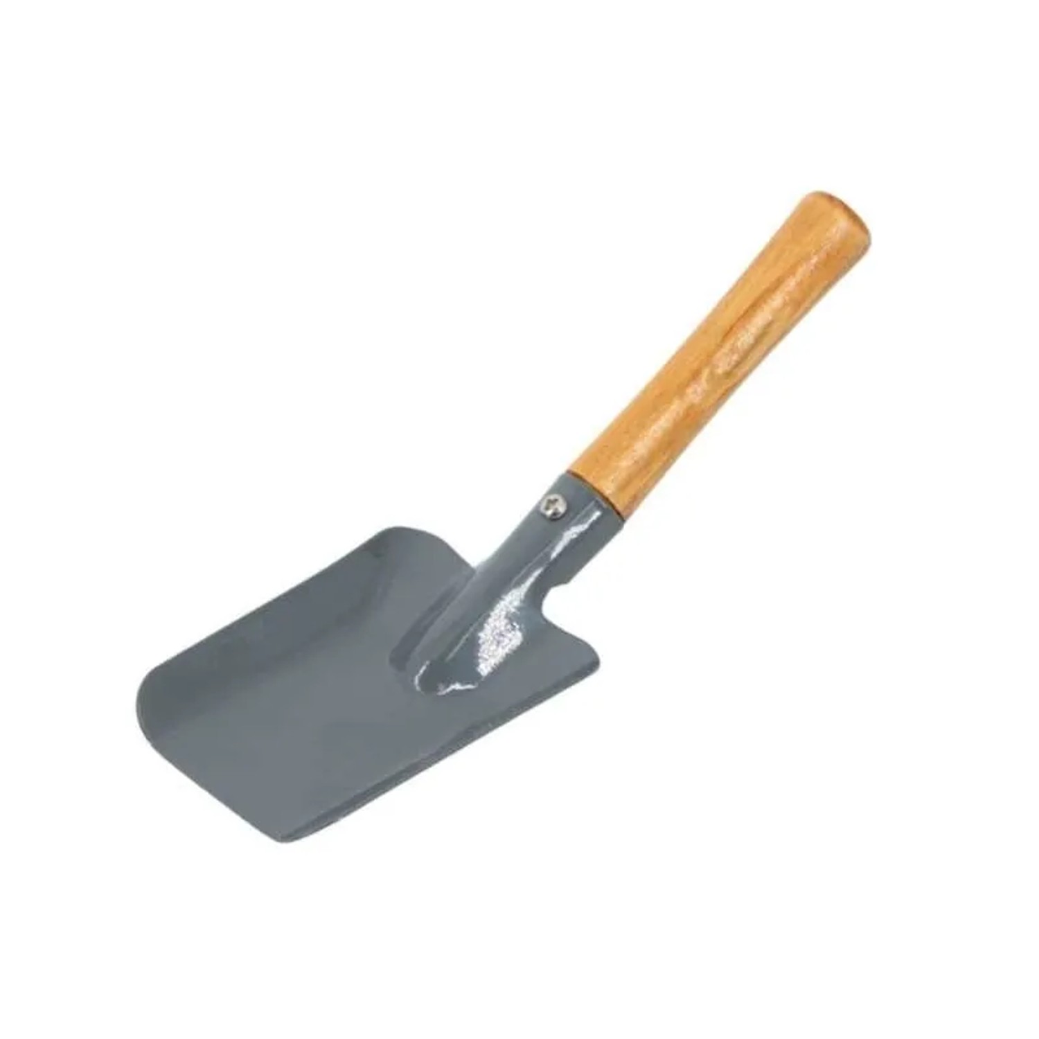 Schaufel aus dem Galaflor Gartenset für Kinder, Metall mit Holzgriff.