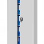 Jan Nowak Aktenschrank Metallschrank JAN H Grau 195x90x40 cm mit 3-Punkt-Verriegelung_5