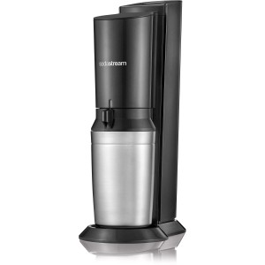 Sodastream Crystal 3.0 Titan Wassersprudler mit Glaskaraffe.