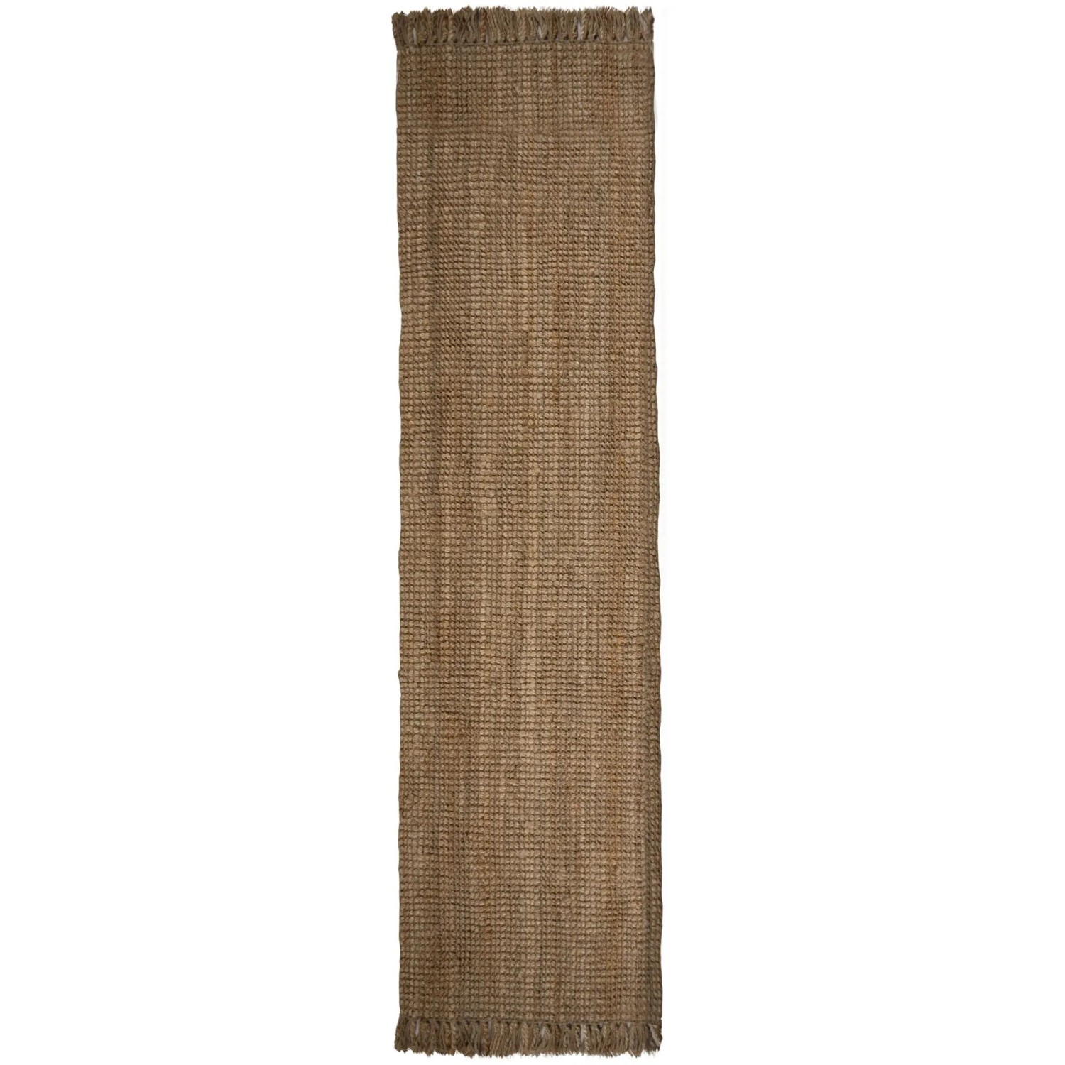 Flair Rugs Kurzflorteppich Jute Boucle 60 cm x 300 cm Natural