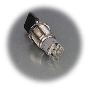 Sintron Schlüsselschalter 2-polig 250V- 3A Ø19mm IP50