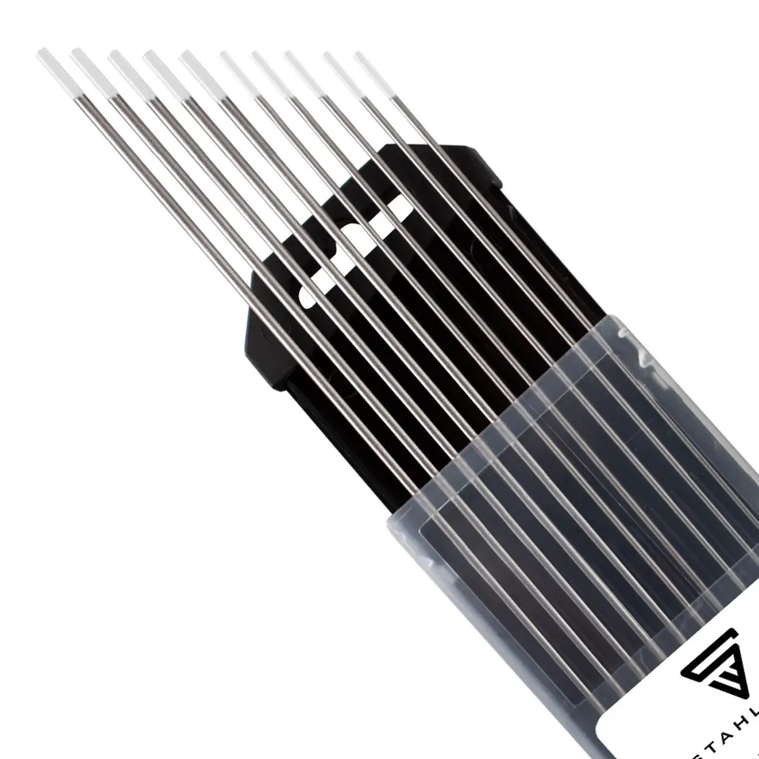 STAHLWERK Wolframelektroden WZ8, 1,6 + 2,4 mm, 10er Set in Kunststoffbox.