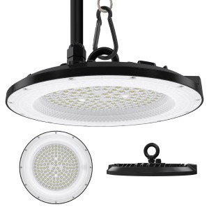 LUXULA LED UFO Hallenstrahler, 150W, 15000lm, 5000K, neutralweiß, IP65, EPISTAR Hallenleuchte.
