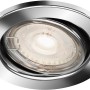 Briloner LED-Einbaustrahler in Chrom, runder Spot für Innenräume.