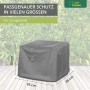 Graue Mehr Garten Schutzhülle für Loungesessel, 100x100x80 cm, schützt vor Witterung.