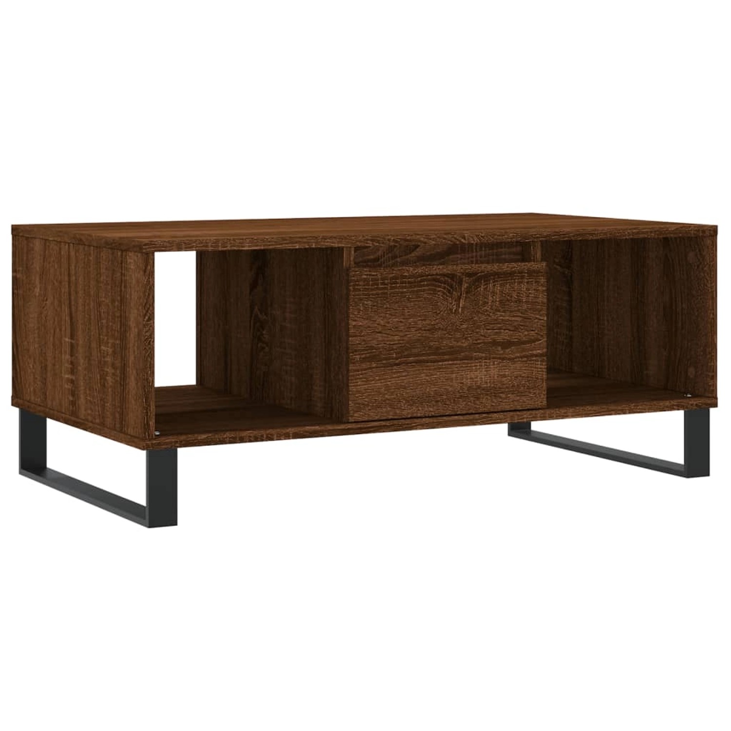 vidaXL Couchtisch Braun Eichen-Optik 90x50x36,5 cm Holzwerkstoff Modell 10 günstig online kaufen