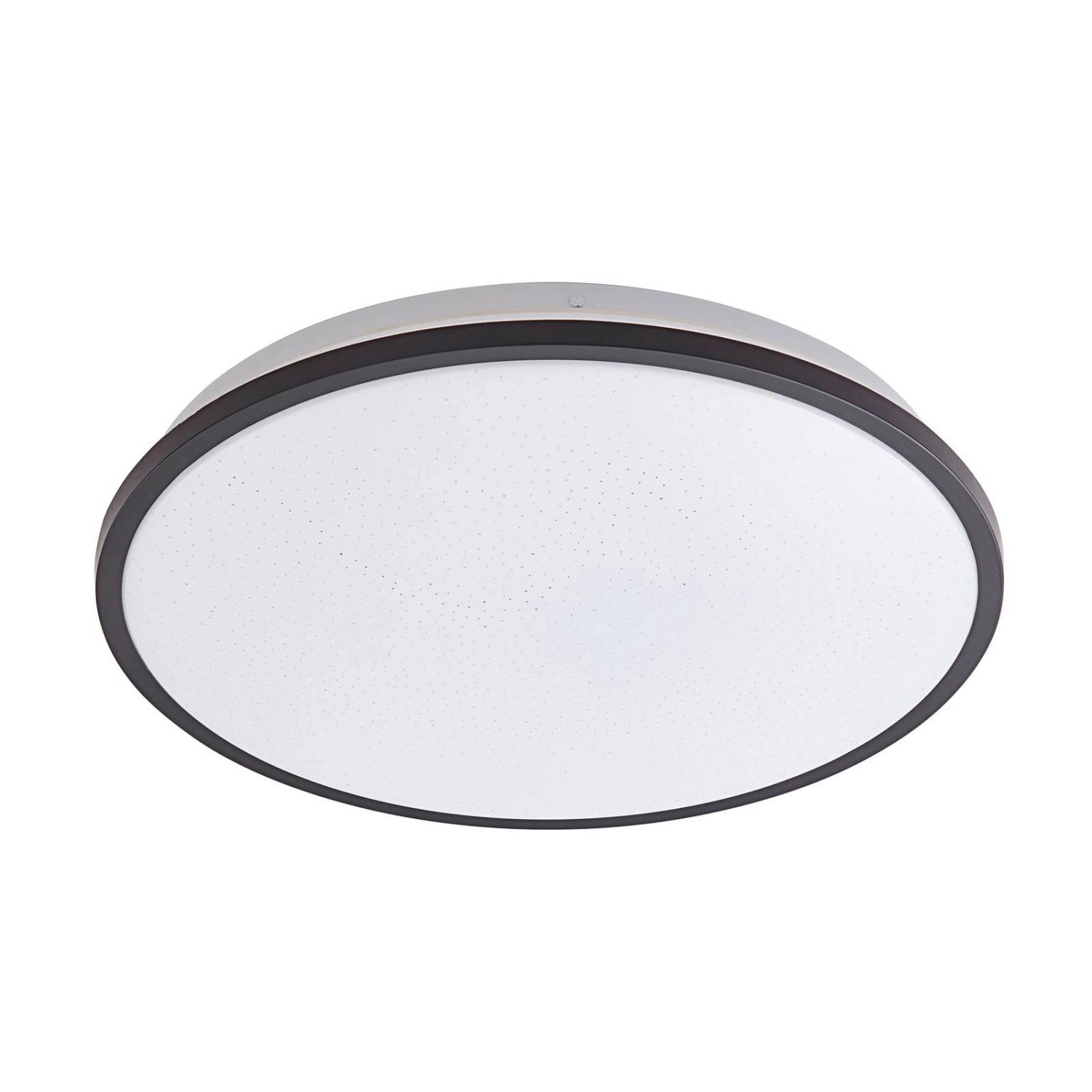 Lindby LED Deckenleuchte Glane 10013347 Modern in Schwarz aus Metall 1-flammig Badezimmerleuchte