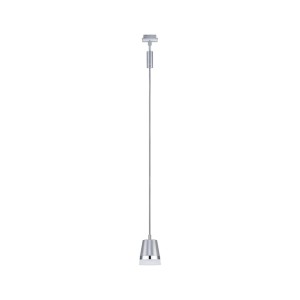 Paulmann Pendel Cone URail in Chrom Matt. Elegante Hängeleuchte für LED-Schienensysteme, Ø 8,4 cm.