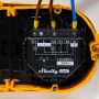 Shelly 2PM Gen3 Relais Rollladenaktor, Unterputz, schwarz. Smart Home Hausautomation.