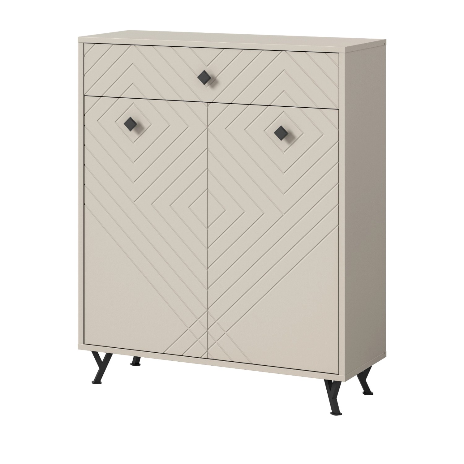 Inn.Furn Schuhschrank Sand 80 cm mit Fräsungen Apunti günstig online kaufen