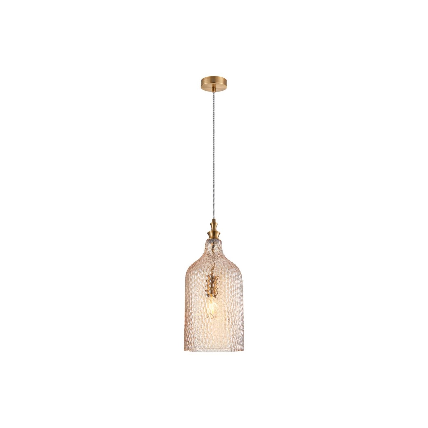 Lindby Pendelleuchte Drakar 10020415 Retro Vintage Antik in Creme aus Glas günstig online kaufen