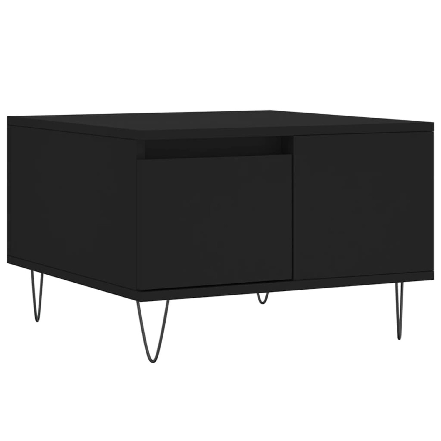 vidaXL Couchtisch Schwarz 55x55x36,5 cm Holzwerkstoff Modell 4 günstig online kaufen