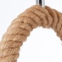 Detailaufnahme: Seil-Element der Design-Stehlampe Sailor in Weiß-Natur.