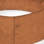 Bellissa Rasenkante Kreis Corten, 20 cm Durchmesser, Detailansicht der Steckverbindung.