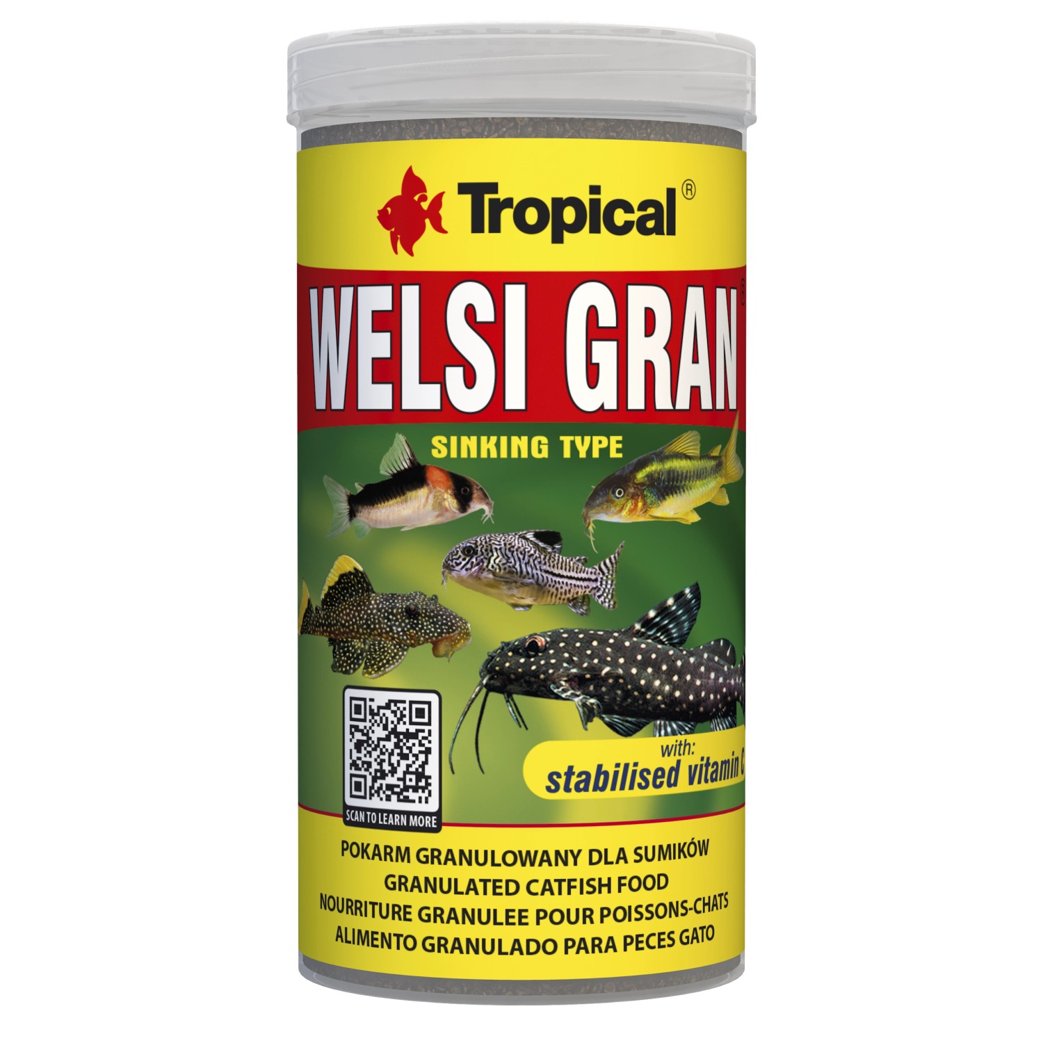 Tropical Fischfutter-Granulate Welsi Gran 250 ml