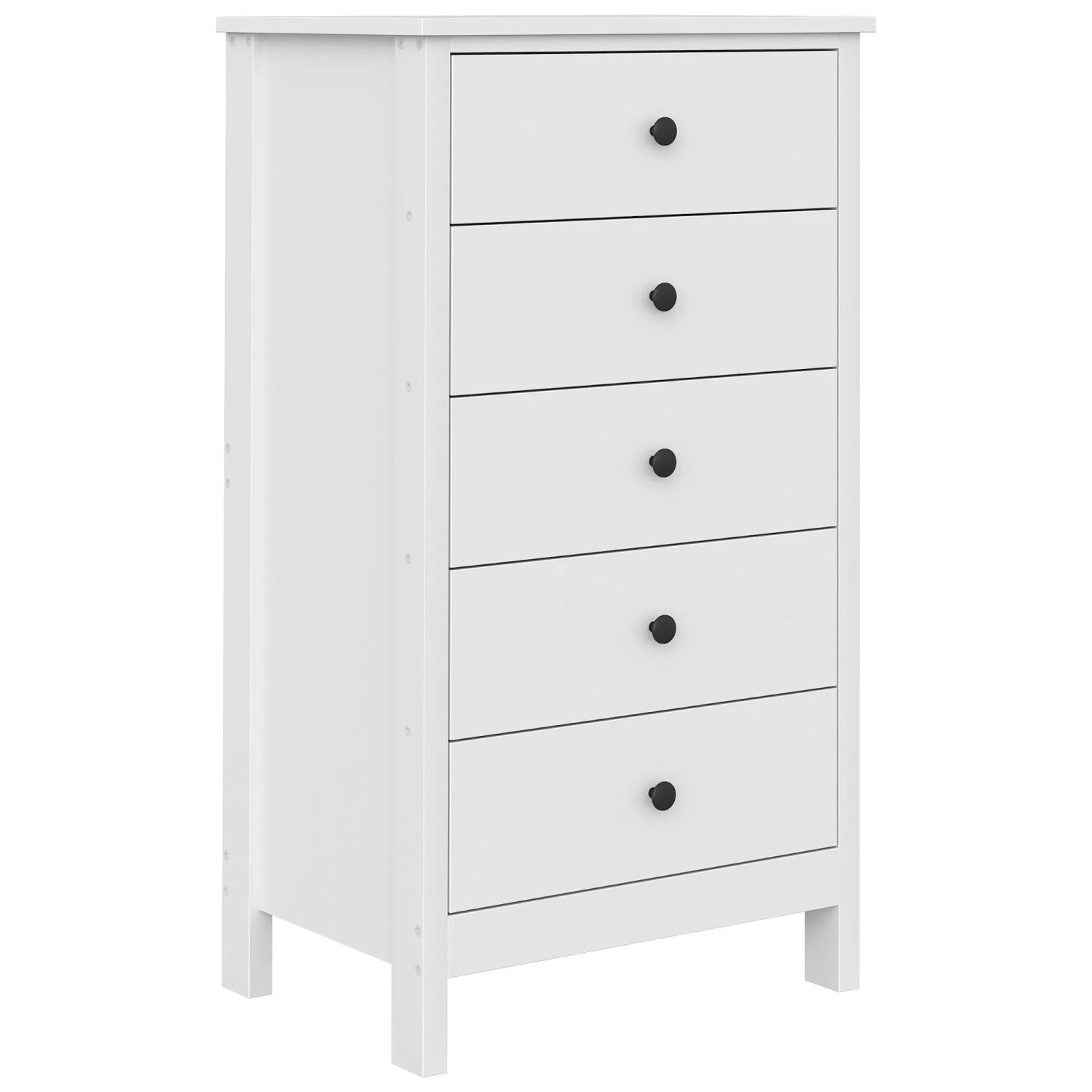 HOMCOM Kommode MDF 50 x 35 x 90 cm Weiß