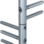 Detailaufnahme der EcoStar Haustür Isopro IP 780S, Anthrazit-Metallic, mit rechtem Anschlag.