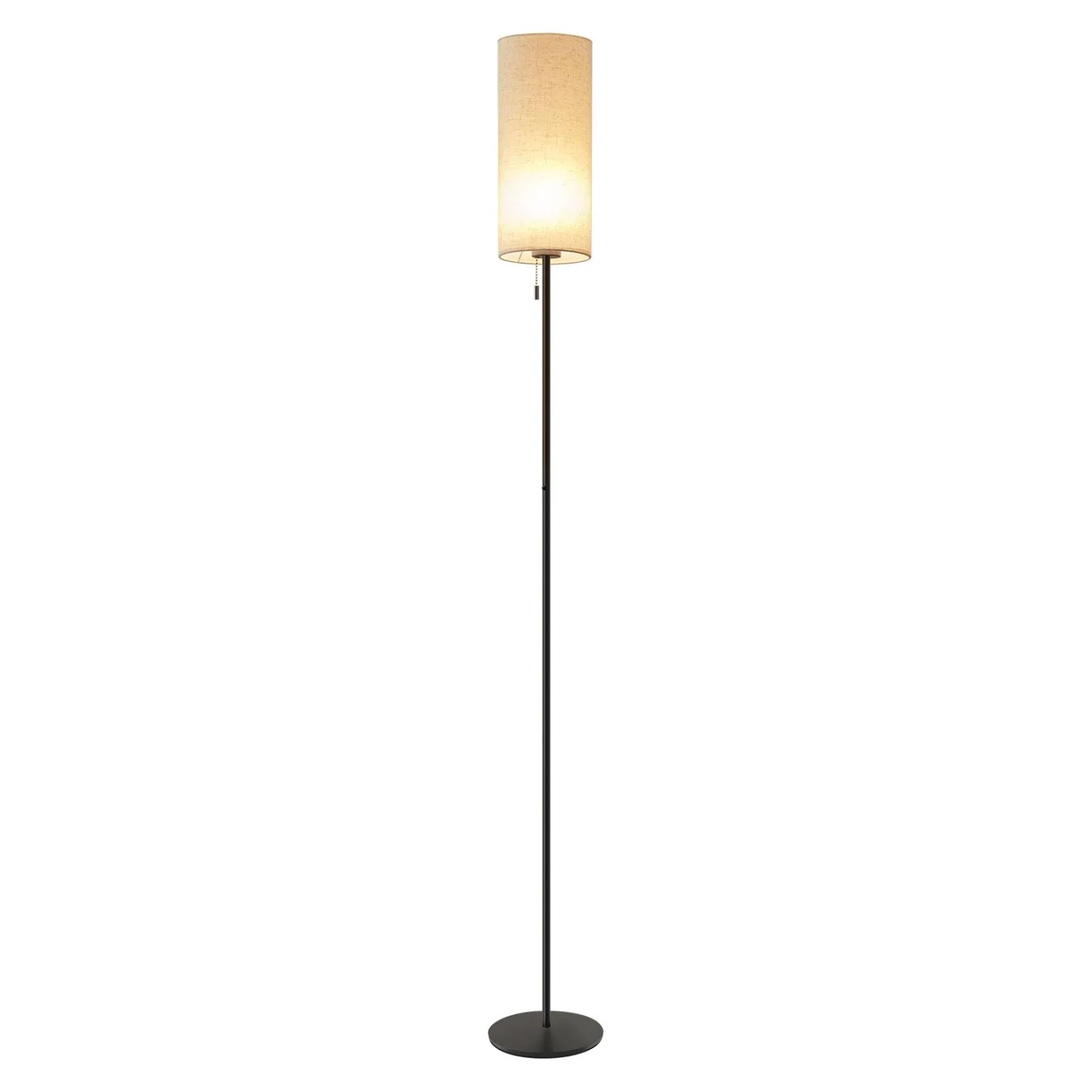 Nettlife Brunhilde LED Stehlampe aus Metall Schwarz L 151 cm max. 4 W