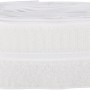 Weißes, selbstklebendes Fix-o-moll Klettband (150cm x 20mm) auf Rolle.