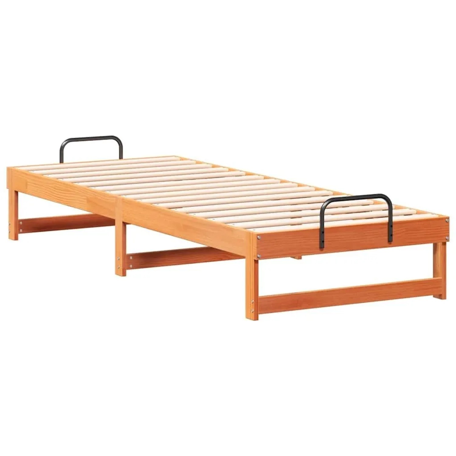 vidaXL Bettrahmen Braun 80 x 200 cm Massives Kiefernholz 873150