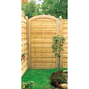 Beschlag für Lamellen- & Maxi-Zauntor, verzinkt, zur Montage am Holzzaun.