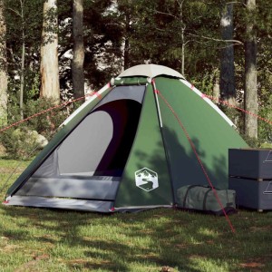 Furnicato Campingzelt Kuppelzelt 310 X 240 X 130 Cm Grün