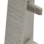 OBI Zwischenstück Buche Grau, 2er-Pack für Sockelleisten, Zubehör für Laminat & Parkett.