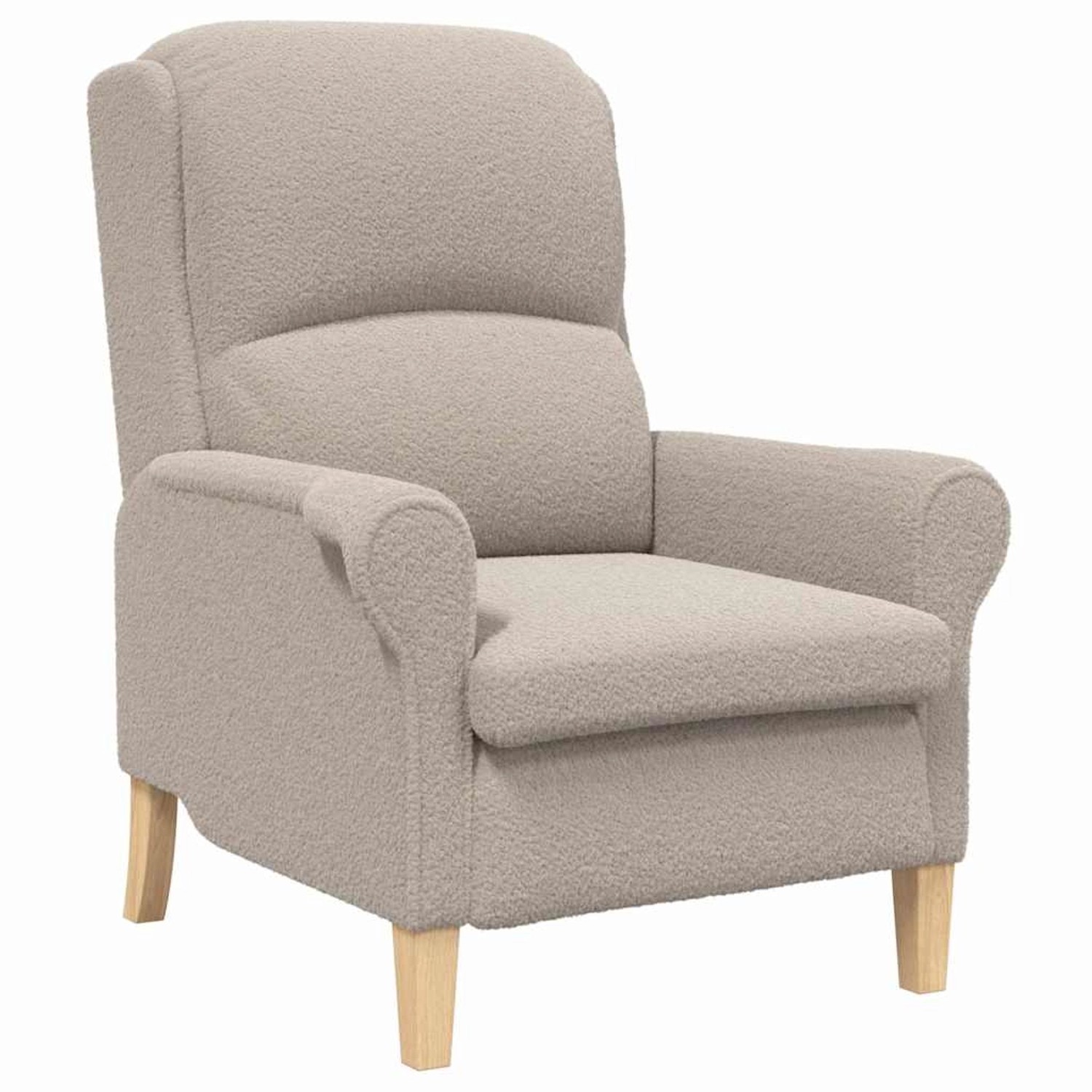 vidaXL Sessel Hellgrau 76 x 94 x 102 cm Stoff 42009851