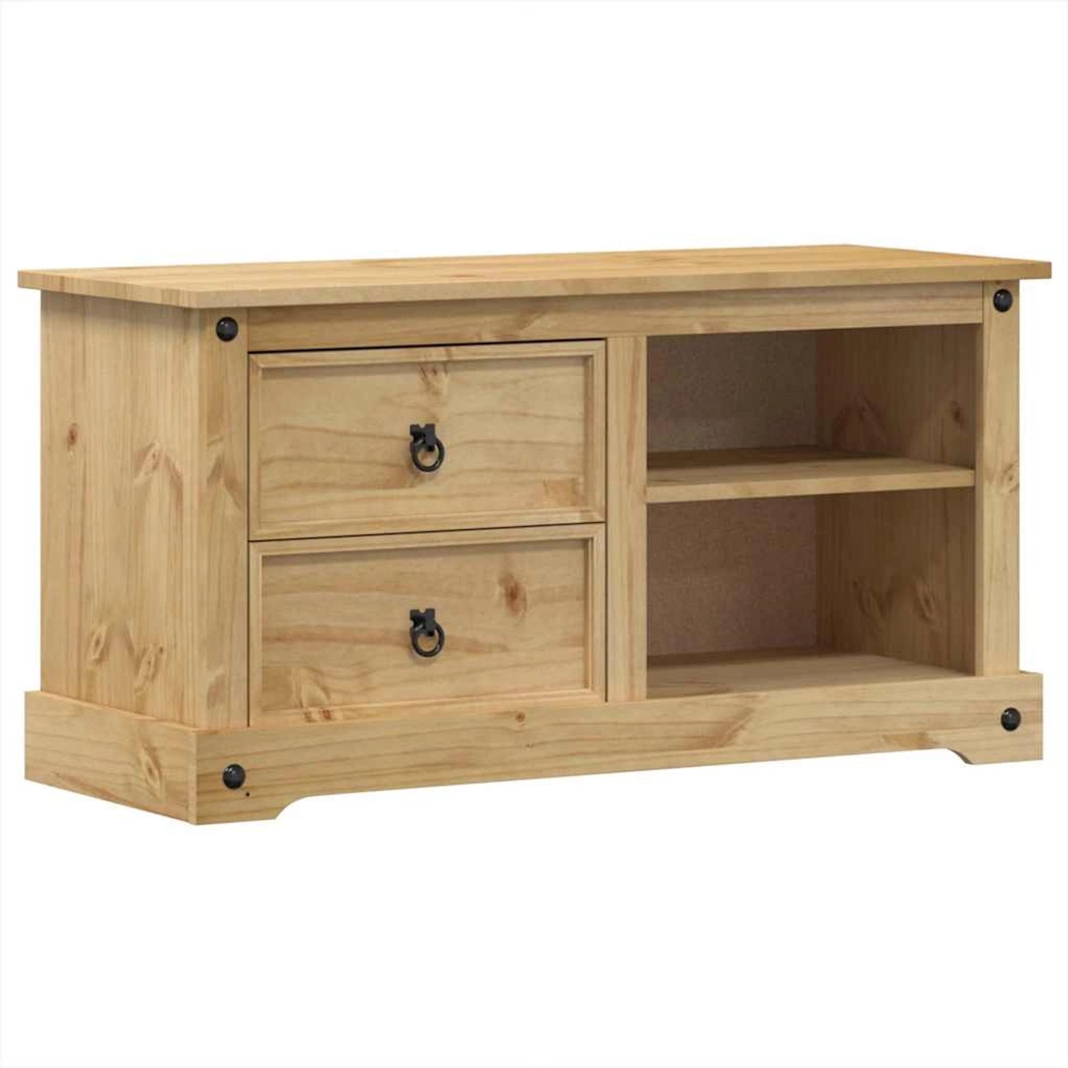 vidaXL TV-Schrank Corona 100x40x52 cm Massivholz Kiefer 4005668 günstig online kaufen
