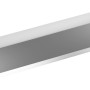SDF Ortgangblech Zuschnitt, Alu-Natur, 225 mm x 2 m, für Dachrandabschluss und Wasserableitung.