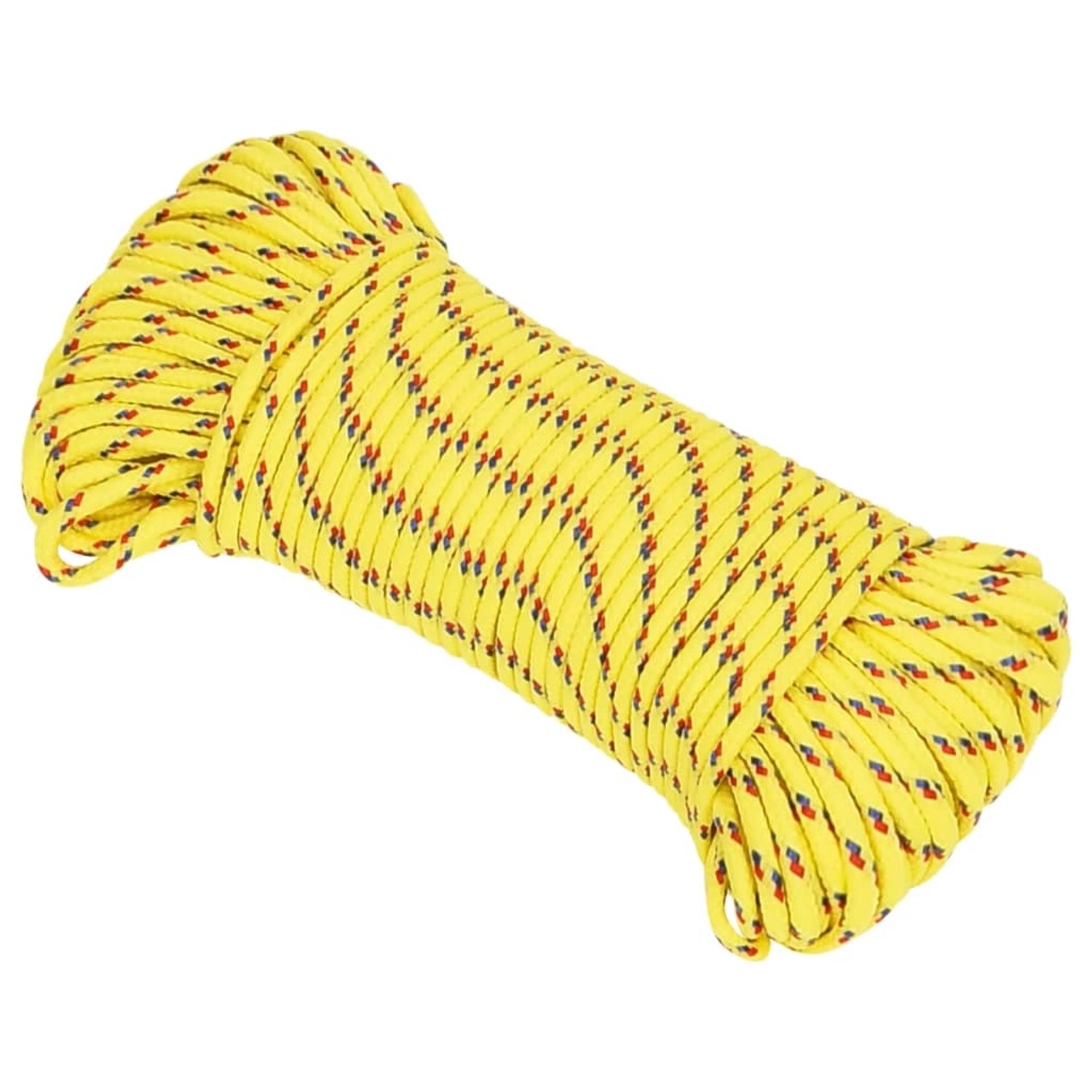 vidaXL Bootsseil Gelb 4 mm 500 m Polypropylen 152596