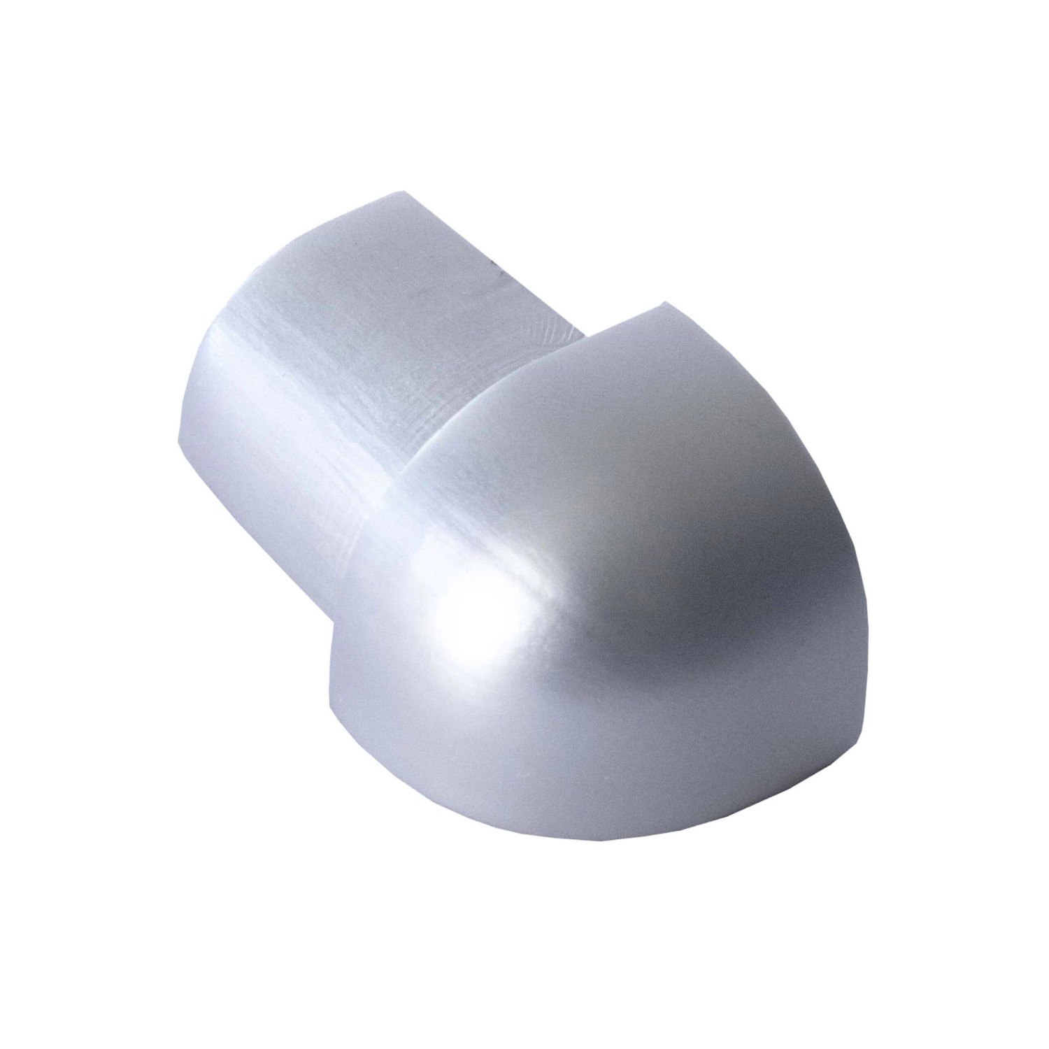 Dalsys Außeneck Fliesenschiene Viertelkreis 10mm Aluminium Chrome günstig online kaufen