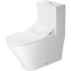 Weißes Duravit Stand-WC Kombi DuraStyle mit WonderGliss und Tiefspüler für SensoWash.