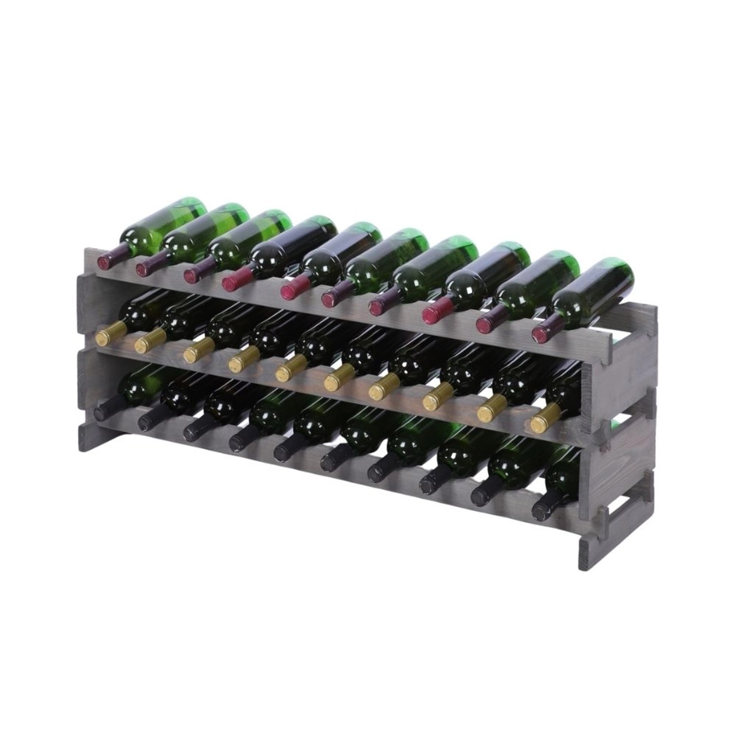PROREGAL Weinregal VINOTECA FLEX PRO HxBxT 37x103x28cm 30 Flaschen Auf 3 Eb günstig online kaufen