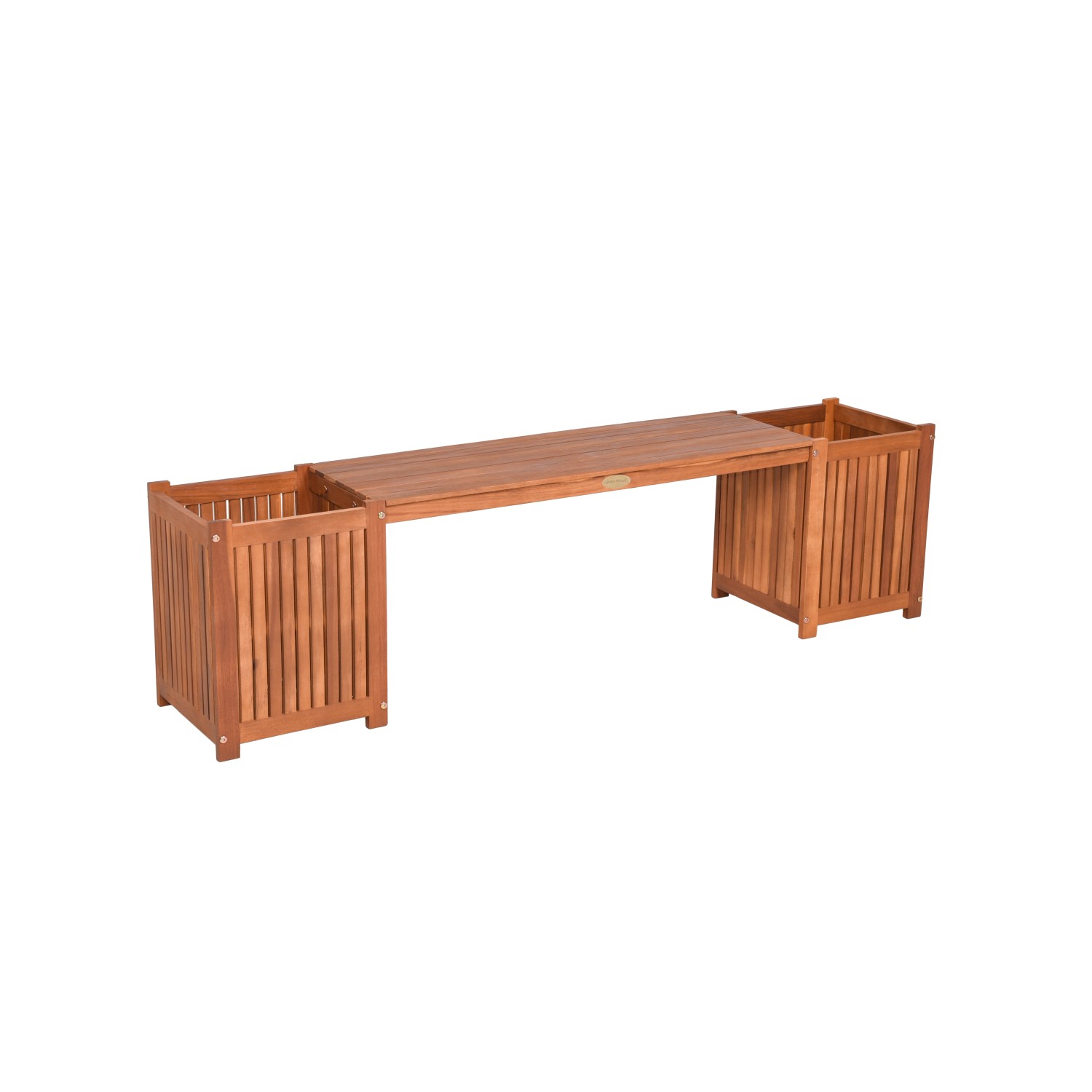 Garden Pleasure Gartenbank Vanda 40 cm x 150 cm x 30 cm Braun FSC® günstig online kaufen